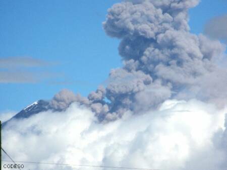Fotos: Volcano Tungurahua con erupciónParque Nacional Sangay