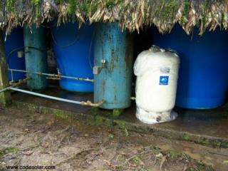 Instalación de una bomba solar en la comunidad Kapawi, Pastaza, Ecuador