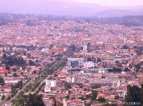 Vista panorámica de Cuenca - Provincia Azuay